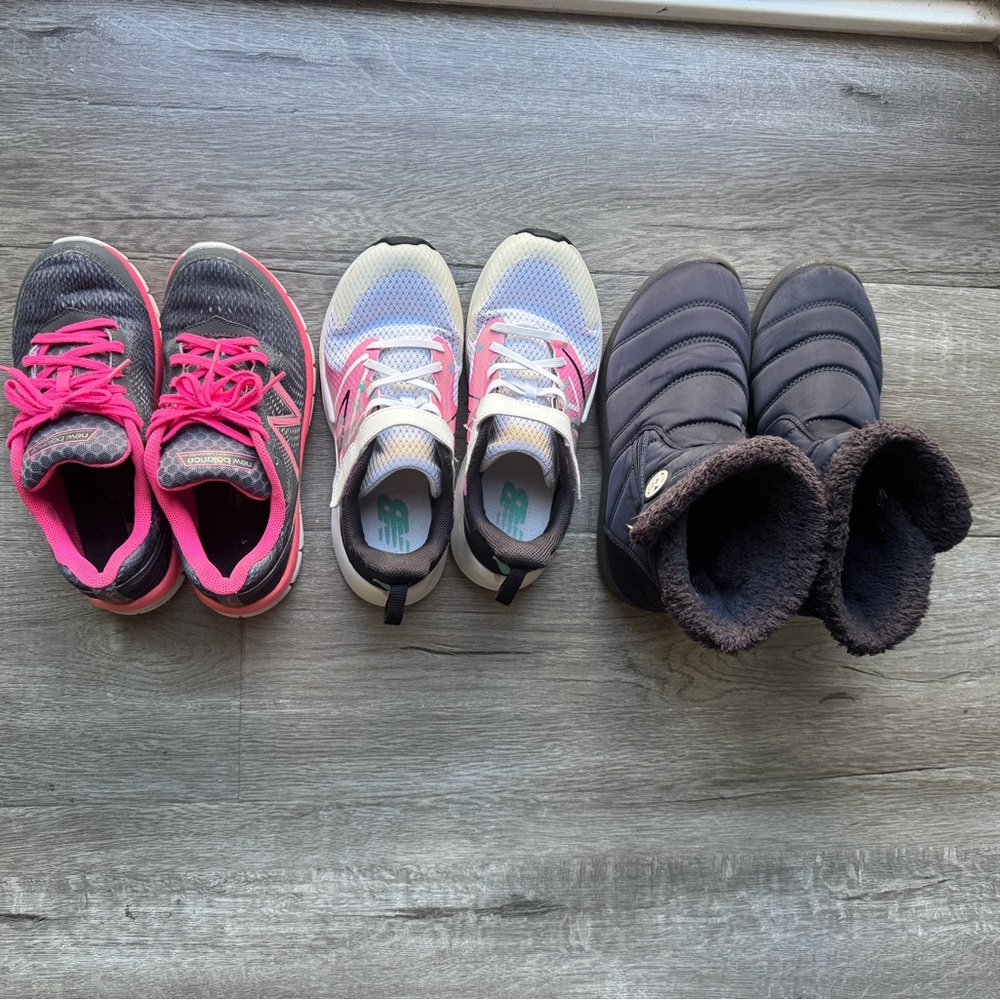 Waterproof snow boots and sneakers